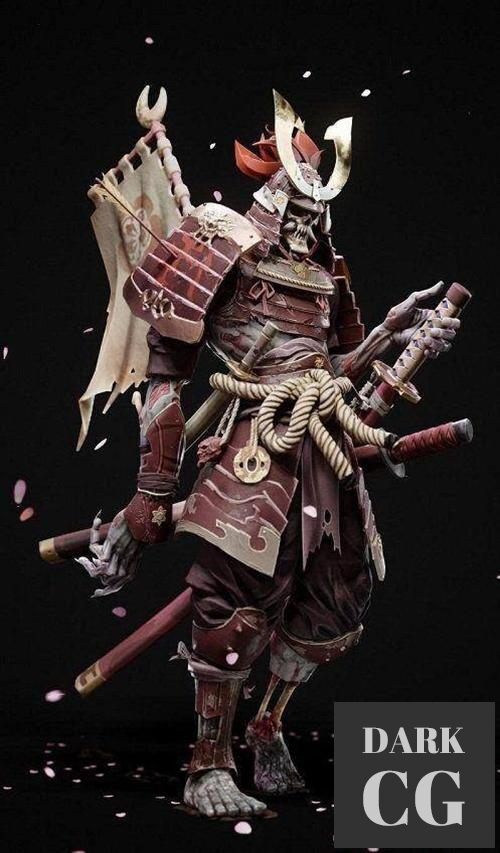 3D Model Ghost Samurai 3D Print