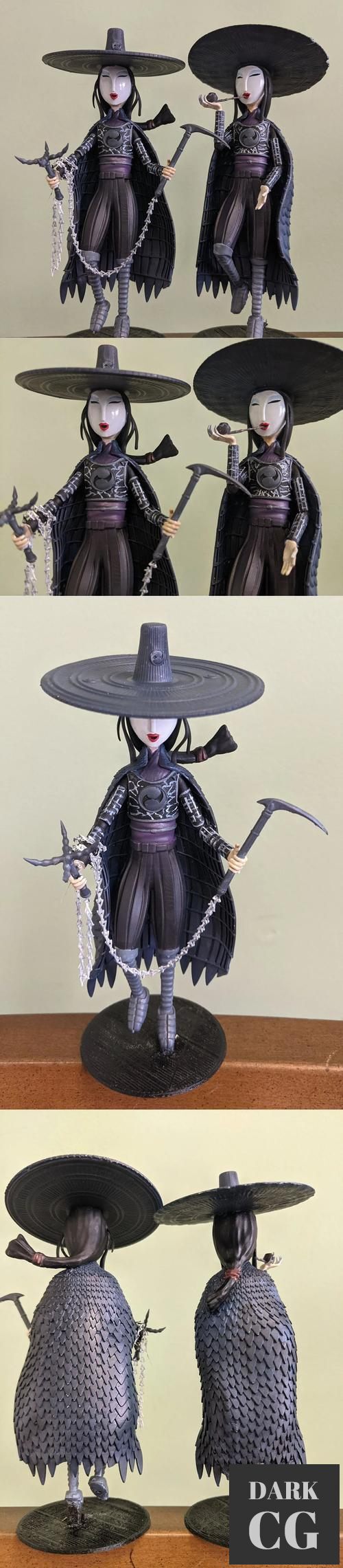 3D Model Kubo Evil Aunts 3D Print