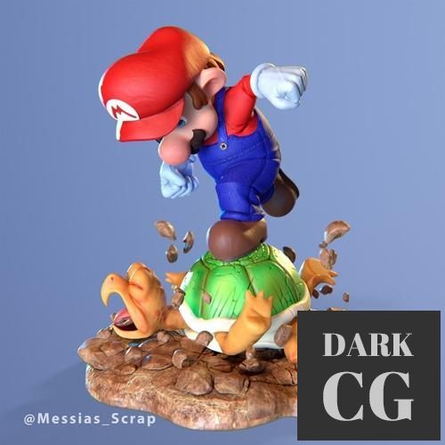 3D Model Super Mario 3D Print