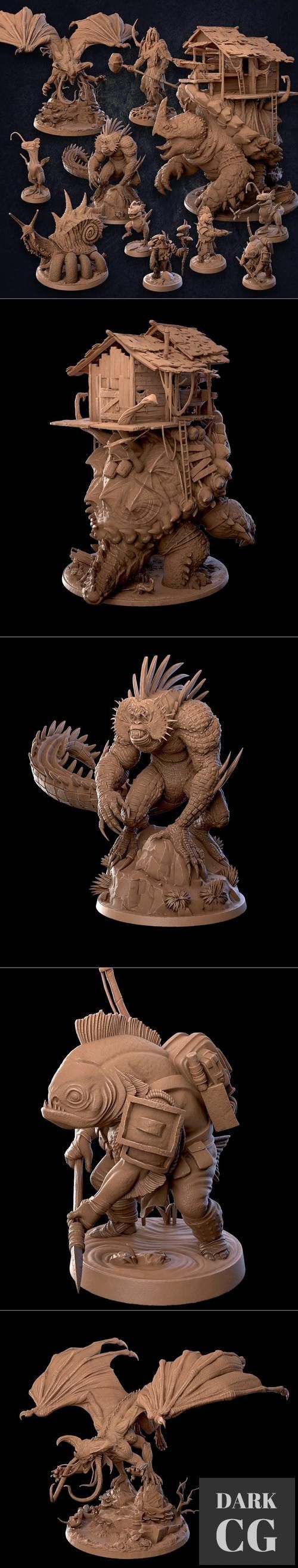 3D Model The Dragon Trappers Lodge May 2021 3D Print