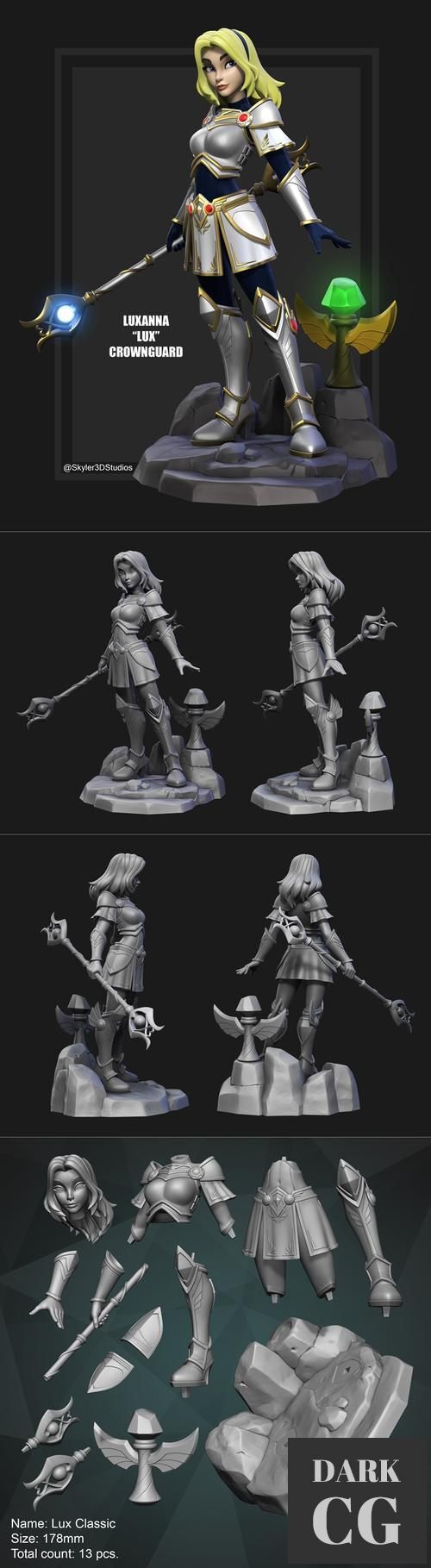 League of Legends Lux Classic – 3D Print