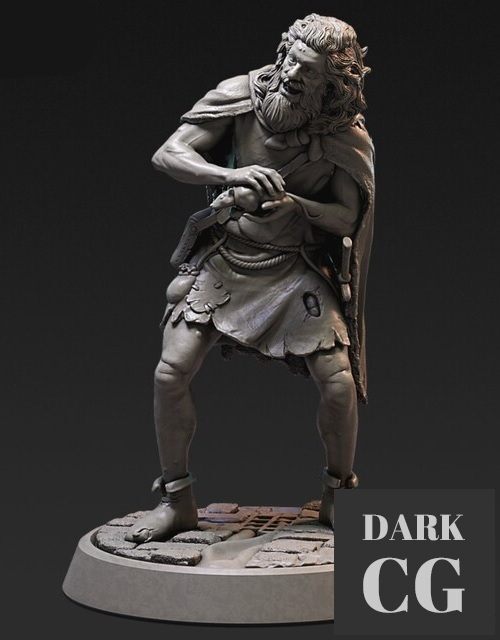3D Model Crazy Beggar