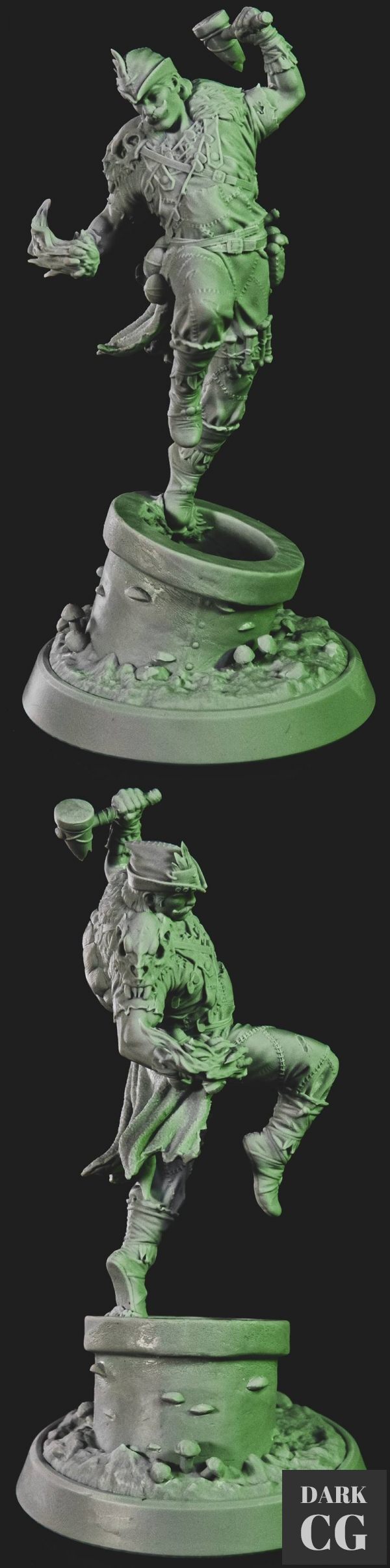 3D Model Enrico The Plum Druid
