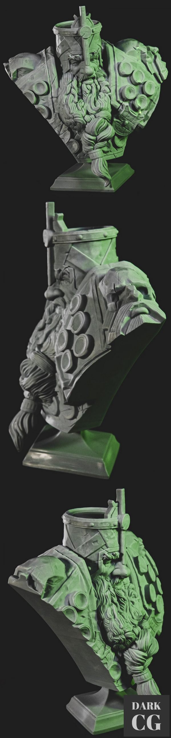 3D Model Yongrud Dimtank Bust