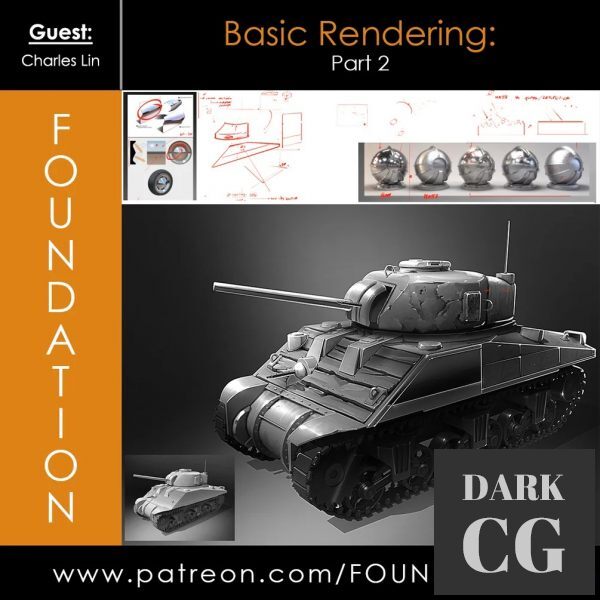 Gumroad Foundation Patreon Basic Rendering Part 2 with Charles Lin