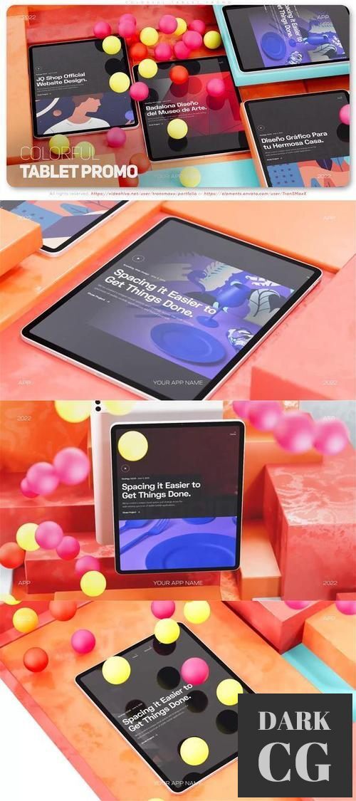 Colorful Tablet Promo 39228395