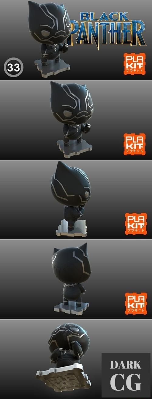 PlaKit Black Panther – 3D Print