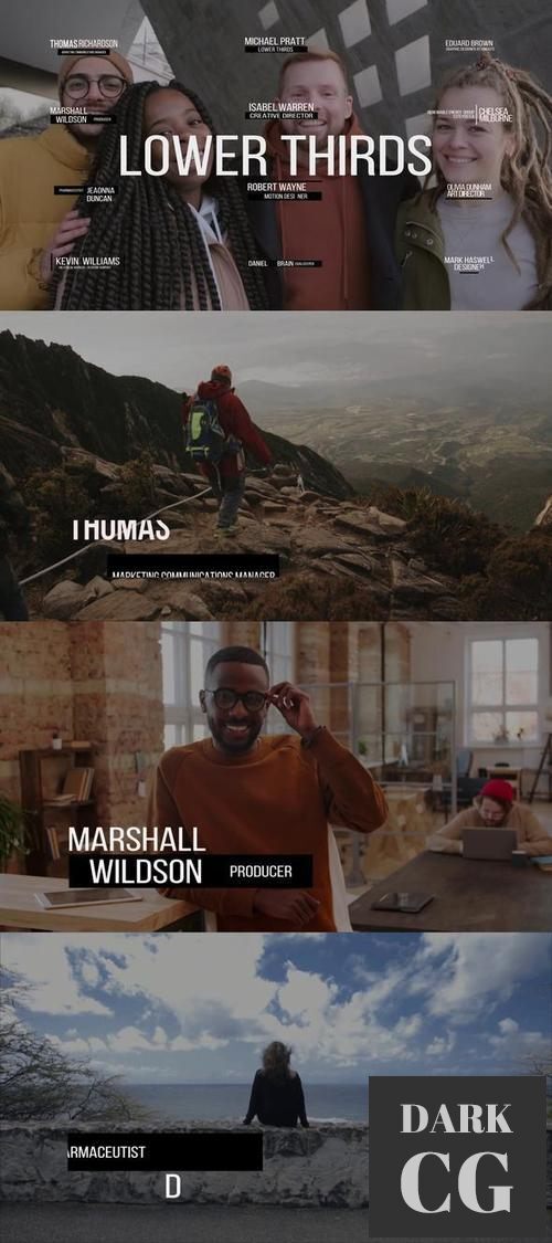 Minimal Lower Thirds After Effects 38959232
