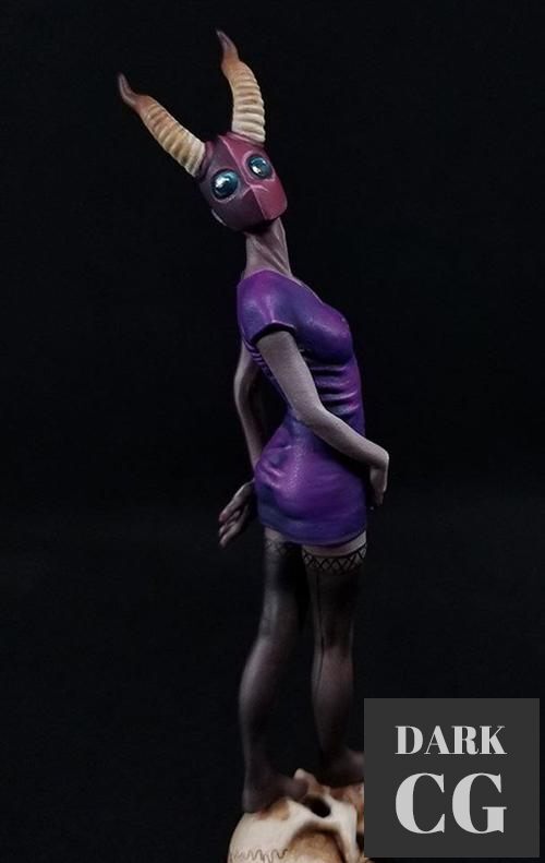 3D Model Devil Girl 3D Print