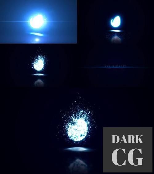 Glowing Particle Logo Reveal 21 19207964