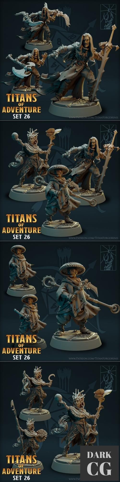 Titans of Adventure Set 26 – 3D Print