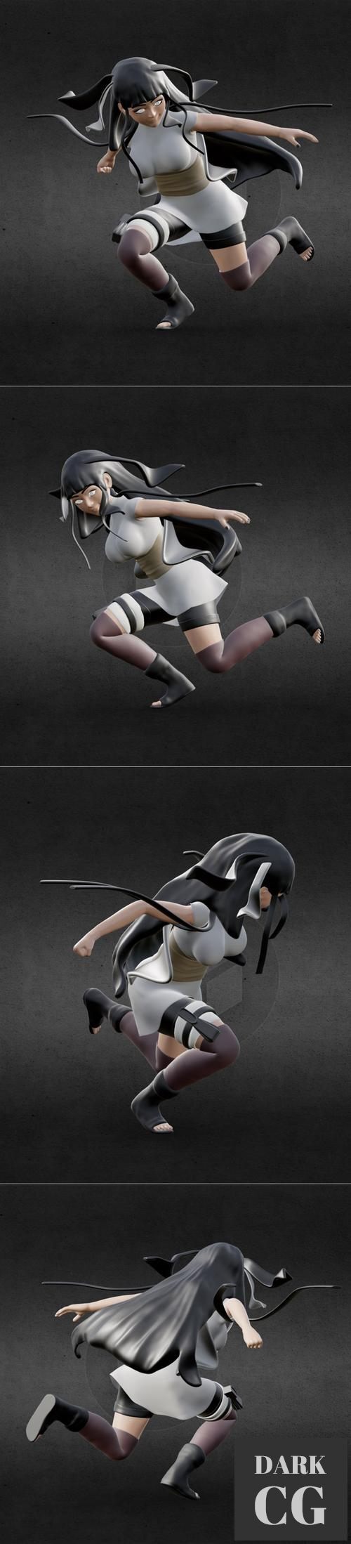 3D Model Hinata Hyuga 3D Print