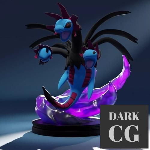 3D Model Hydreigon Pokemon 3D Print