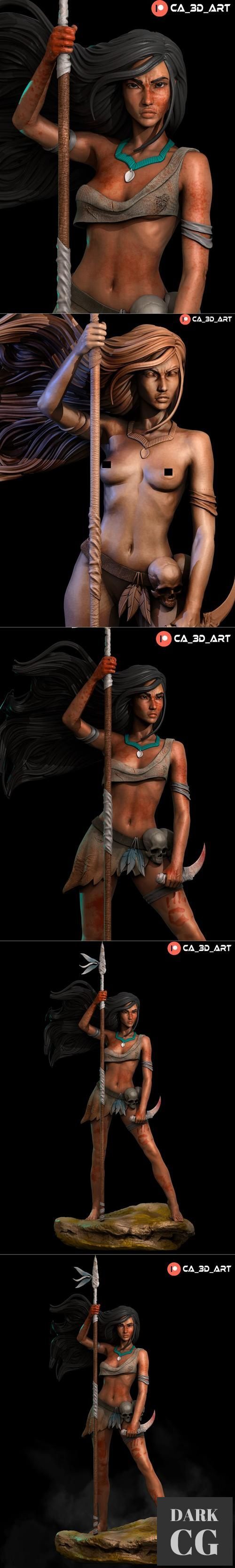 3D Model Pocahontas 3D Print