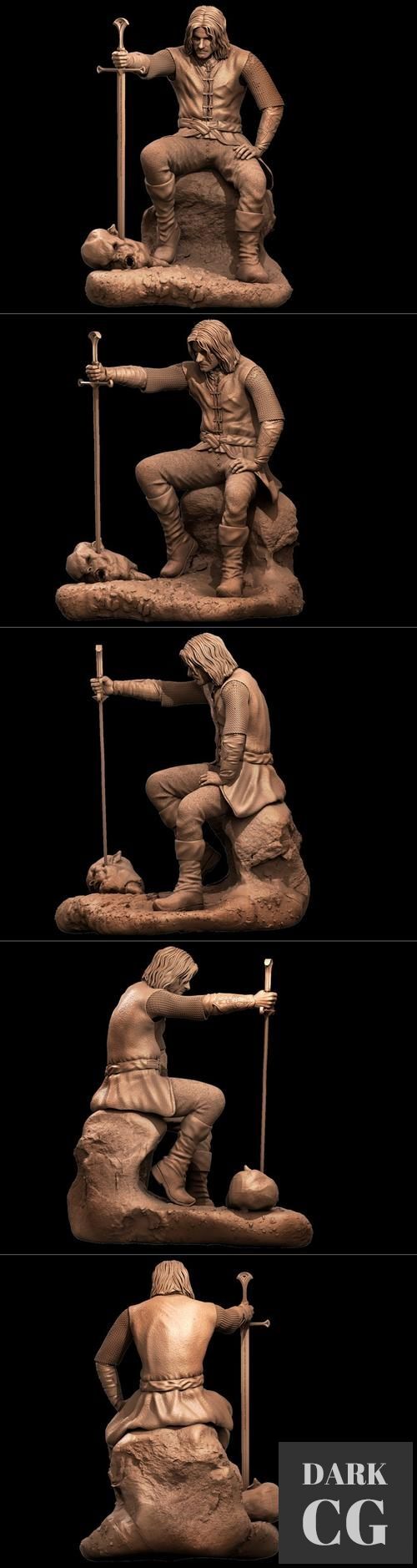 3D Model Aragorn 3D Print