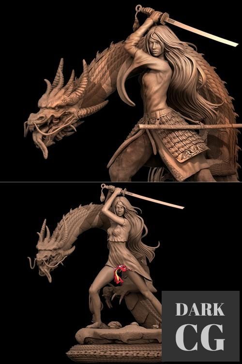 3D Model Mulan 3D Print