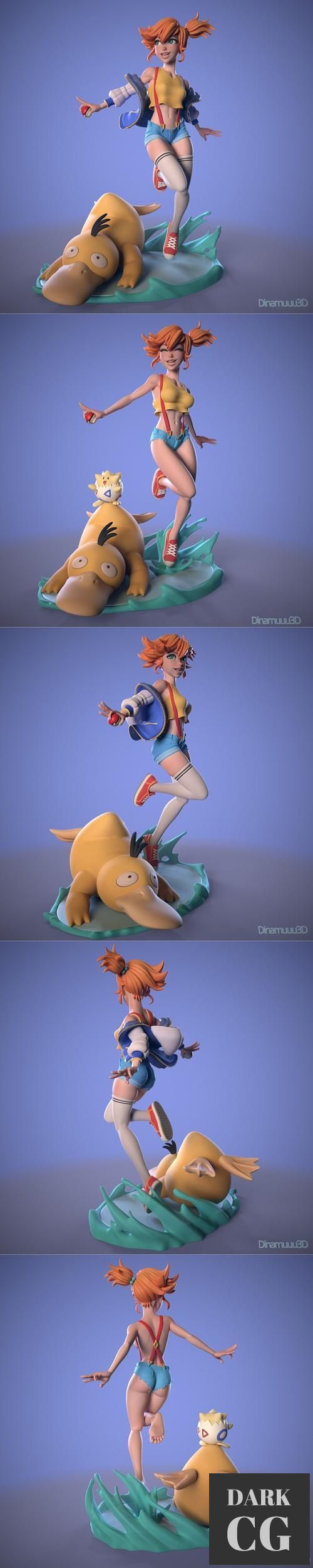 3D Model Misty Pokemon 3D Print