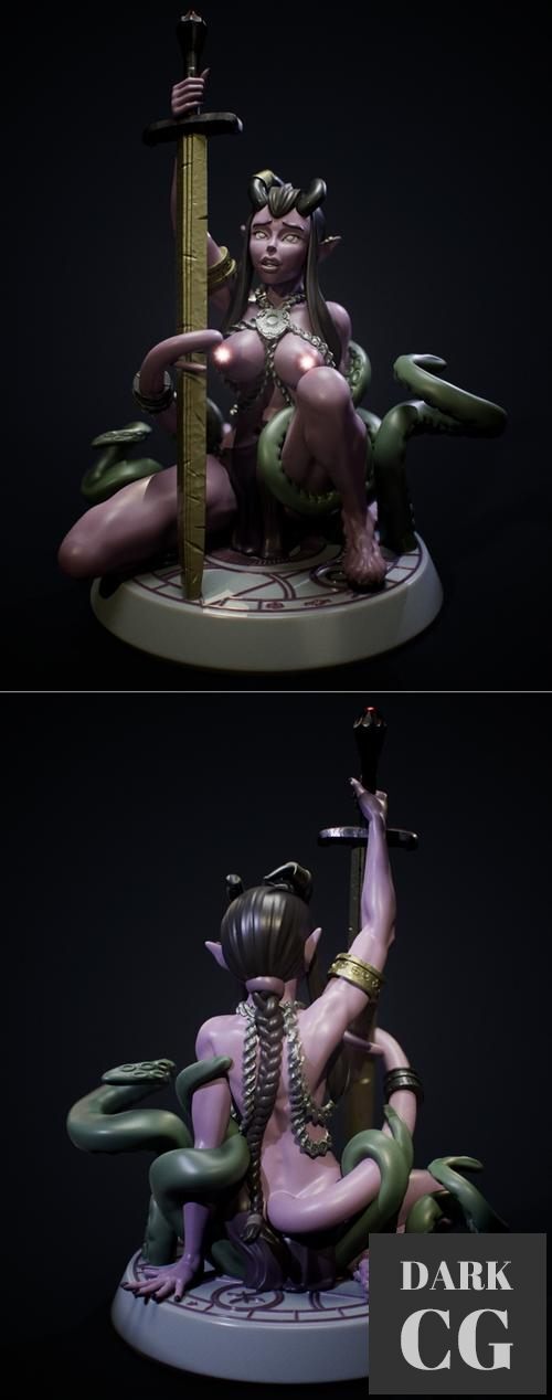 Botched Tiefling Summoning – 3D Print