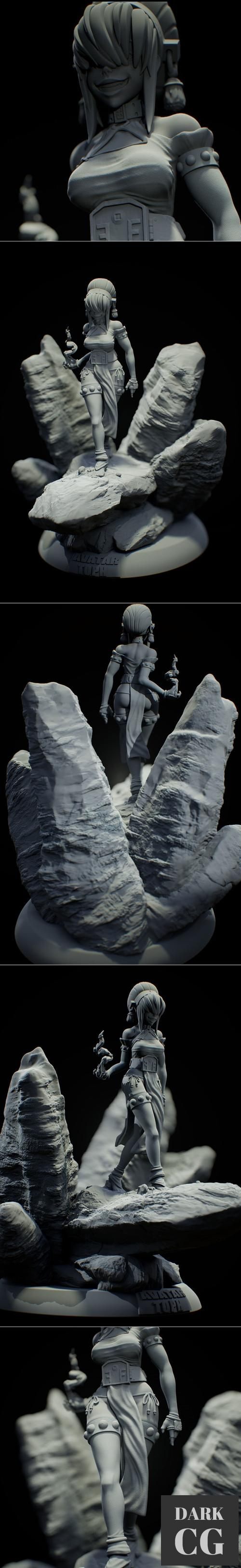3D Model Avatar Toph the Blind Bandit 3D Print