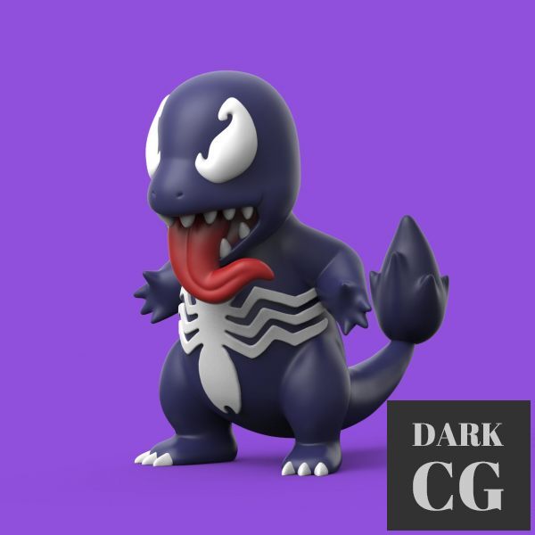 3D Model Pokemon Venom Charmander
