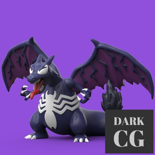 3D Model Pokemon Venom Charizard