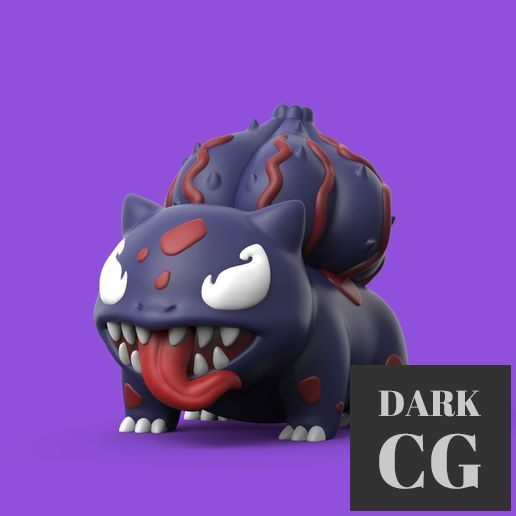 3D Model Pokemon Venom Bulbasaur