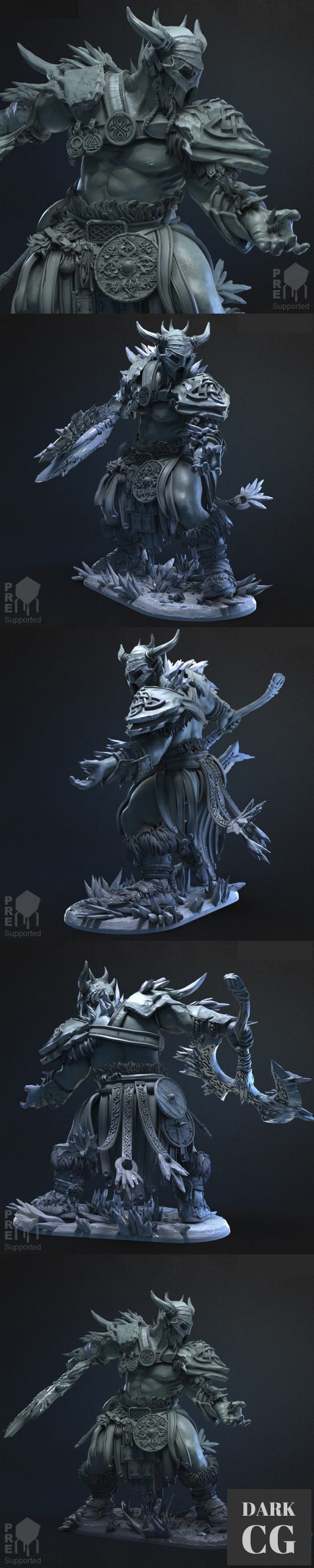 3D Model Male Cryomancer 3D Print