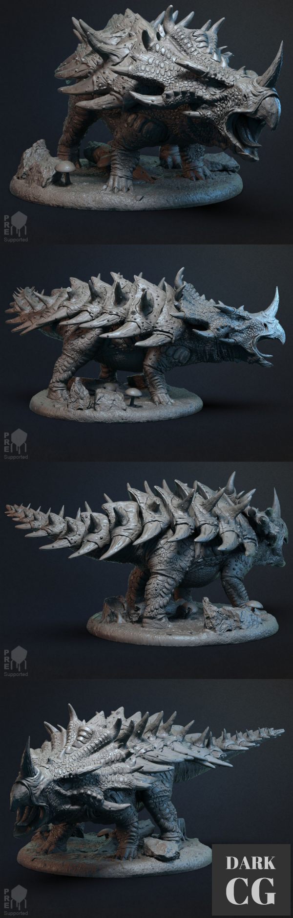 3D Model Wild Ceros 3D Print