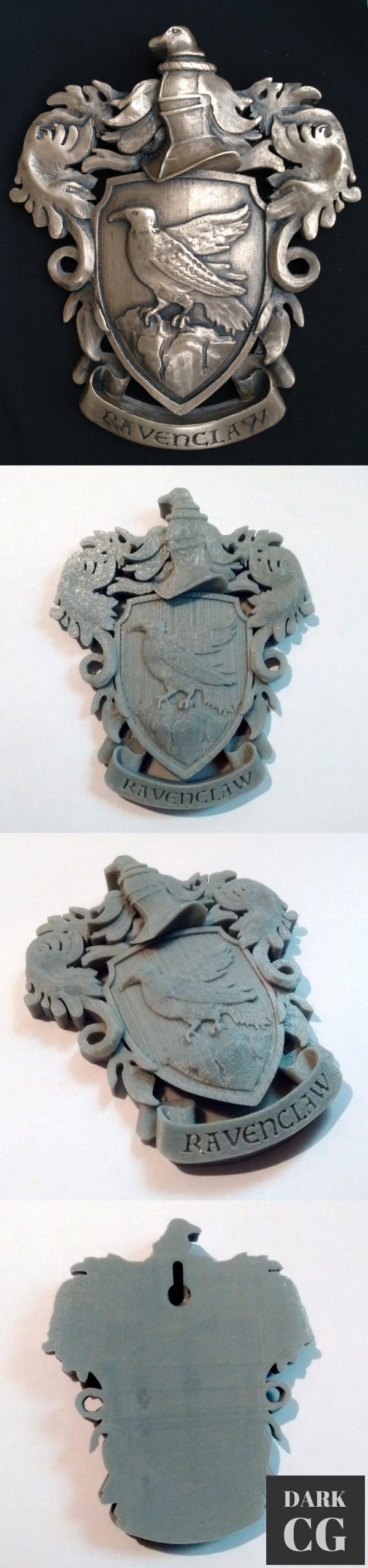 3D Model Coat of Arms Ravenclaw 3D Print