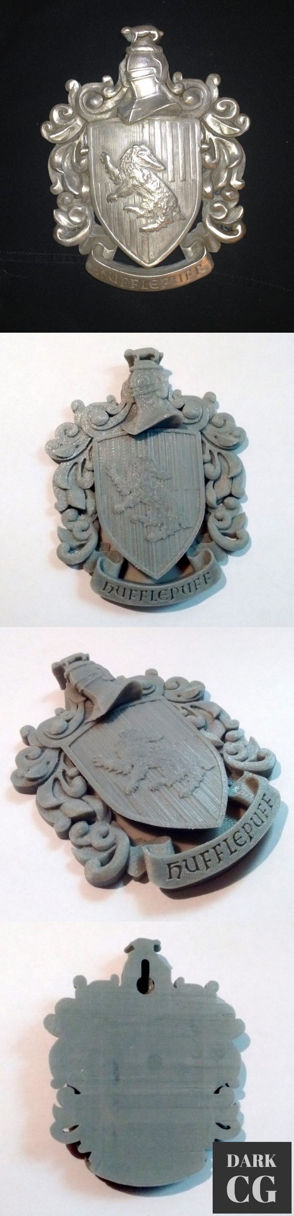 3D Model Coat of Arms Hufflepuff 3D Print