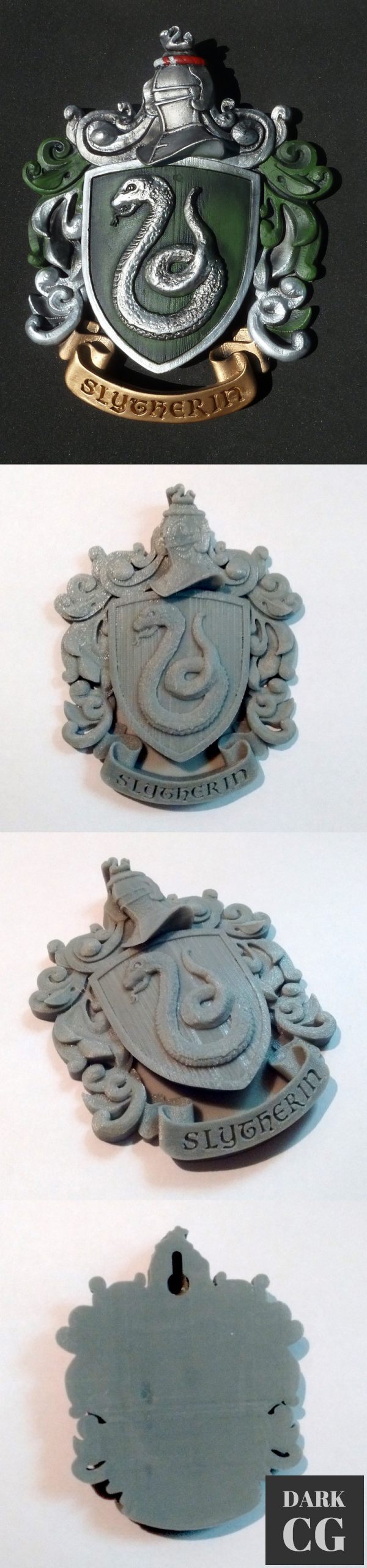3D Model Coat of Arms Syltherin 3D Print