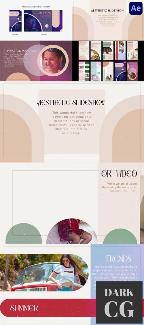 Aesthetic Stylish Slideshow for After Effects 39217557