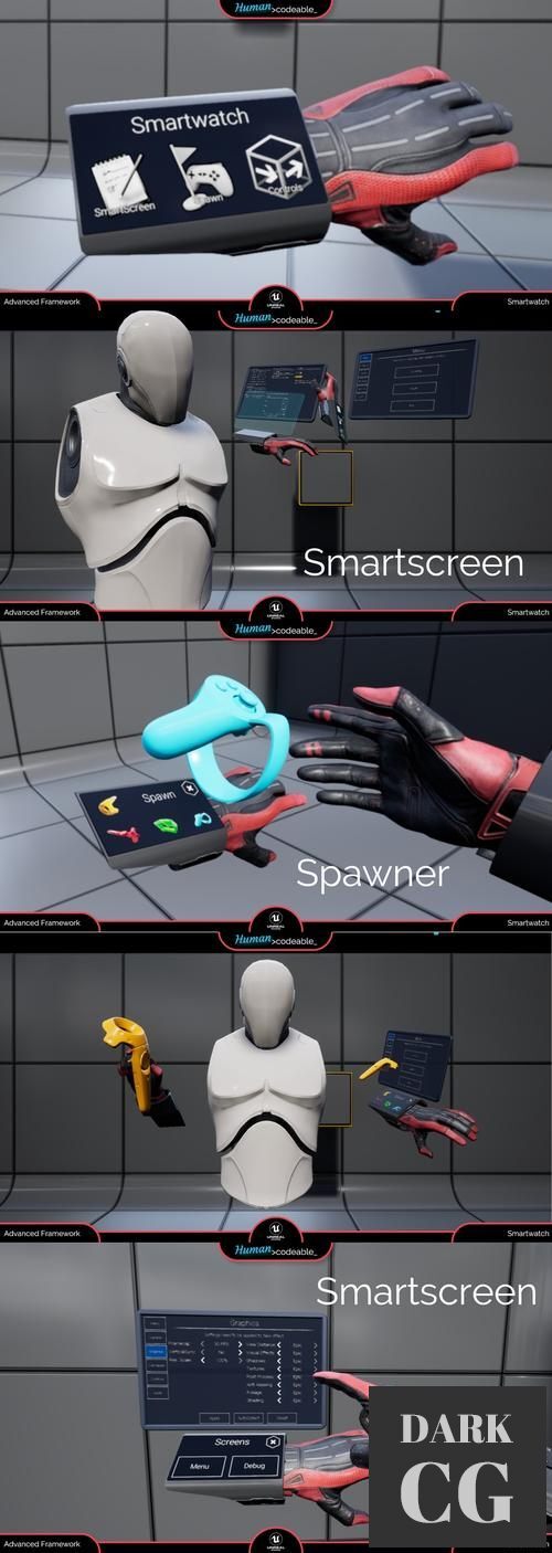 Unreal Engine AFU Smartwatch VR