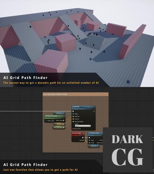 Unreal Engine – AI Grid Path Finder