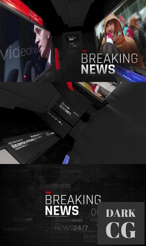 Breaking News Opener Dark version 37552800