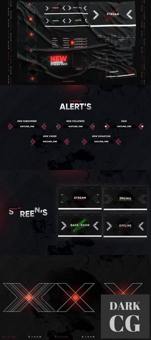 X Stream Package - Overlays, Screens 38034627