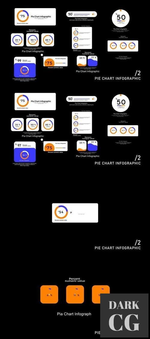 Pie Chart Infographics 2 38008255
