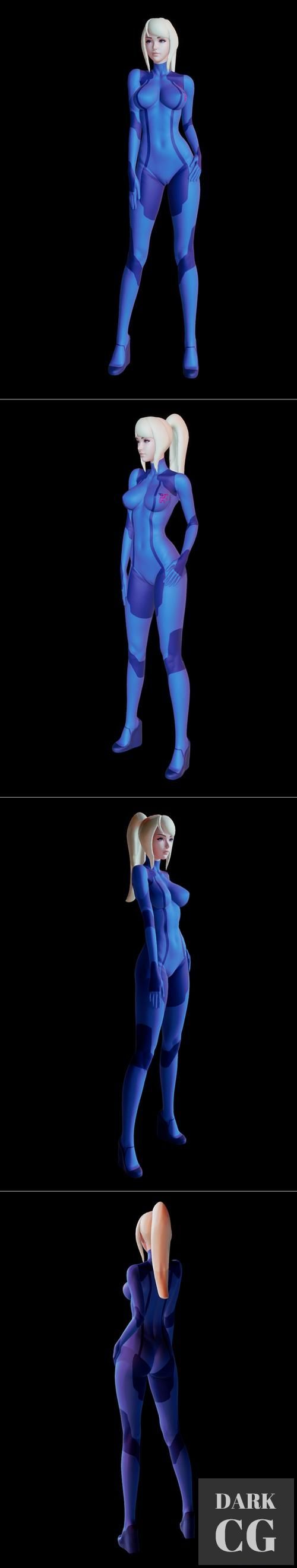 Zero Suit Samus Fan art – 3D Print