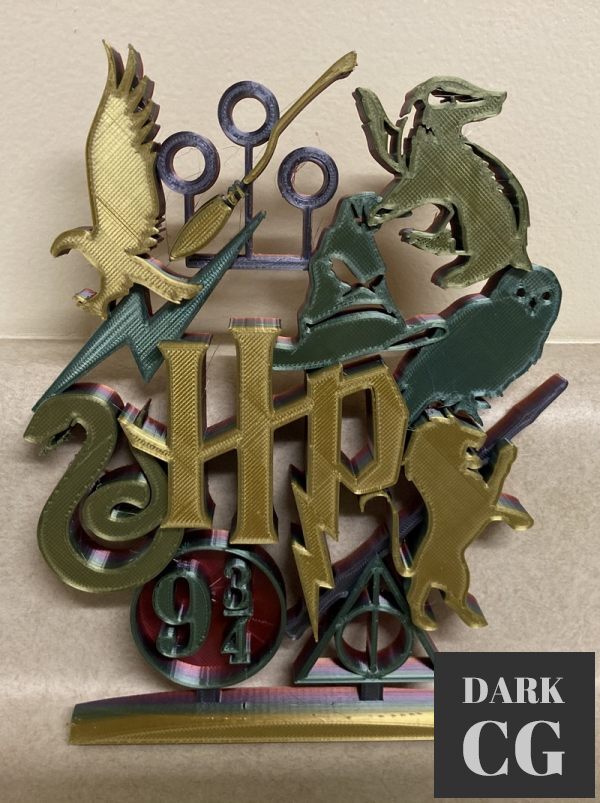 3D Model Harry Potter Ornament 3D Print