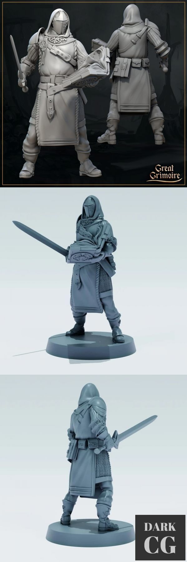 3D Model Stalwart Knight 3D Print
