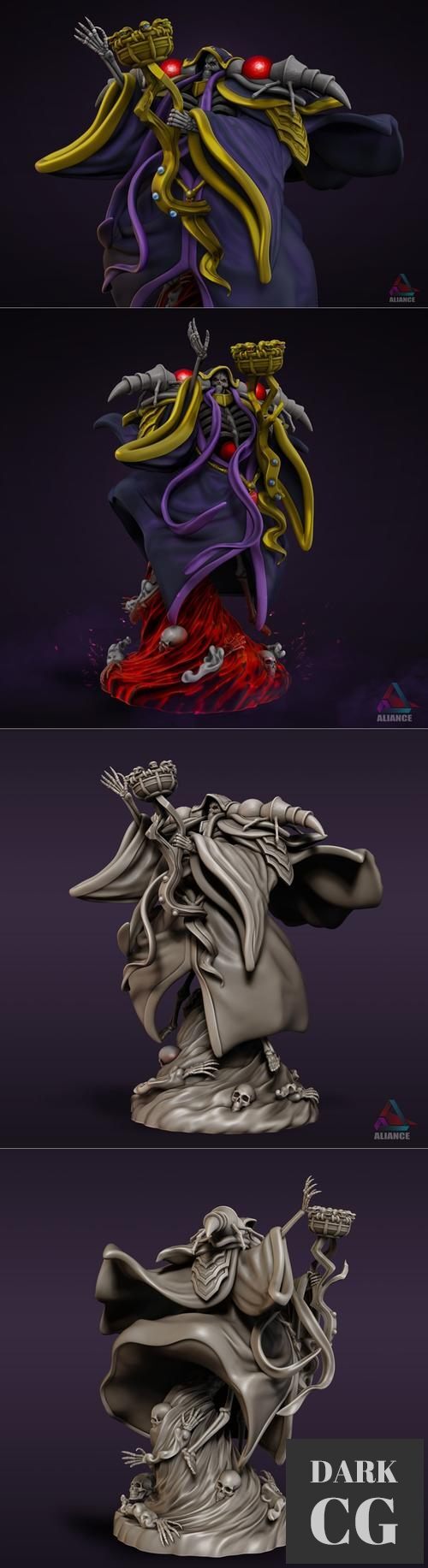 3D Model Ainz Ooal Gown Overlord 3D Print