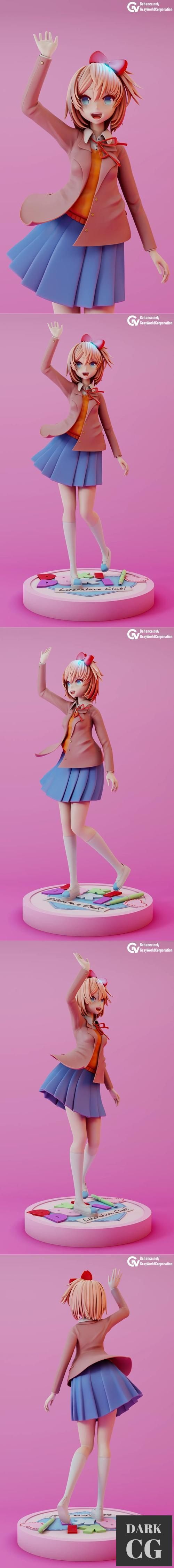 Sayori - Doki Doki Literature Club – 3D Print