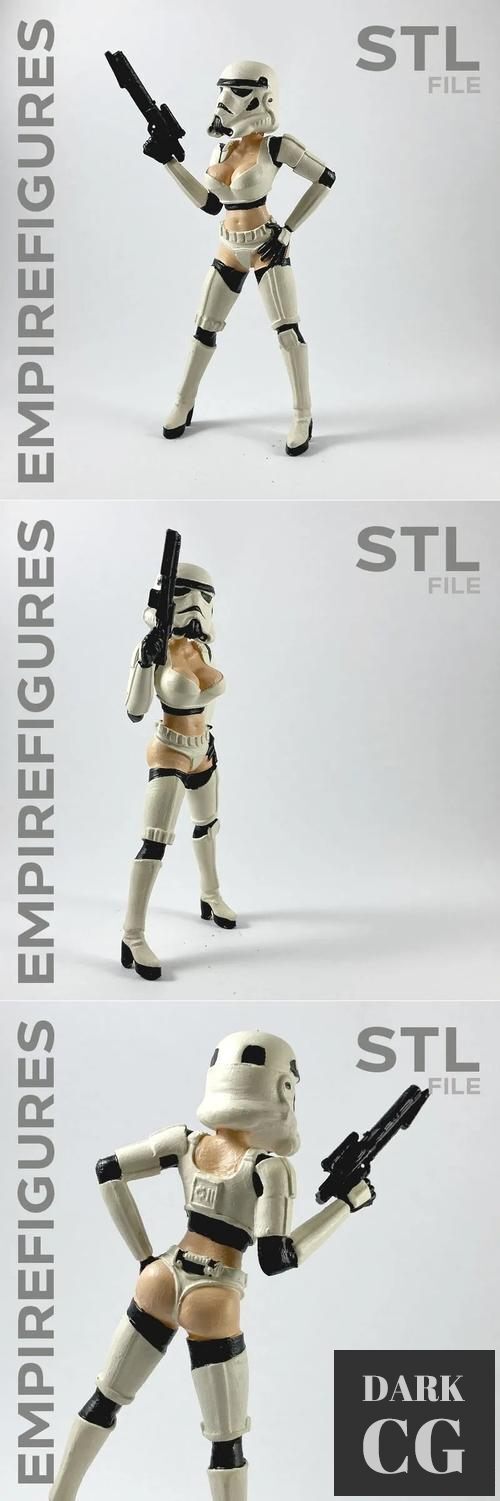 Sexy Stormtrooper B - Empire Figures – 3D Print