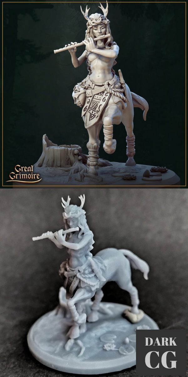 Orelaia The Сentaur Bard - 3D Print