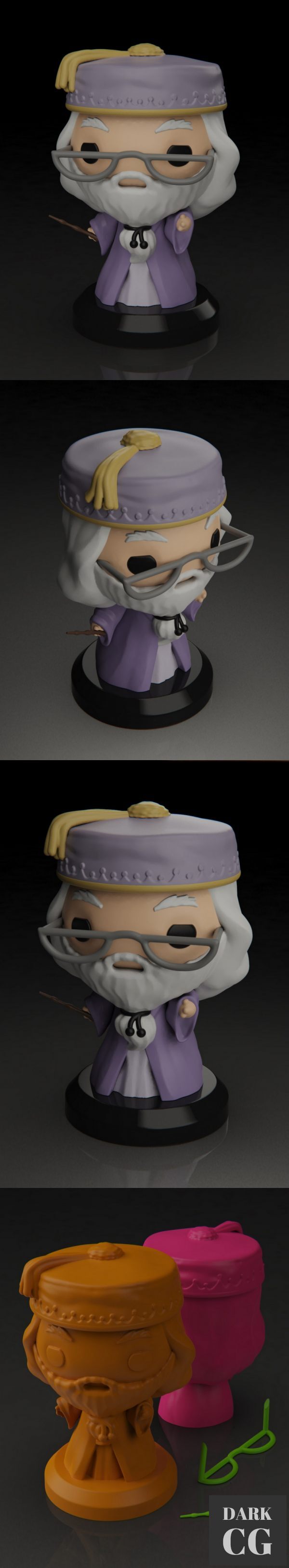 3D Model Albus Dumbledore PlaKit 3D Print