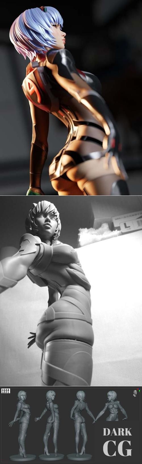 3D Model Eva Rei 3D Print