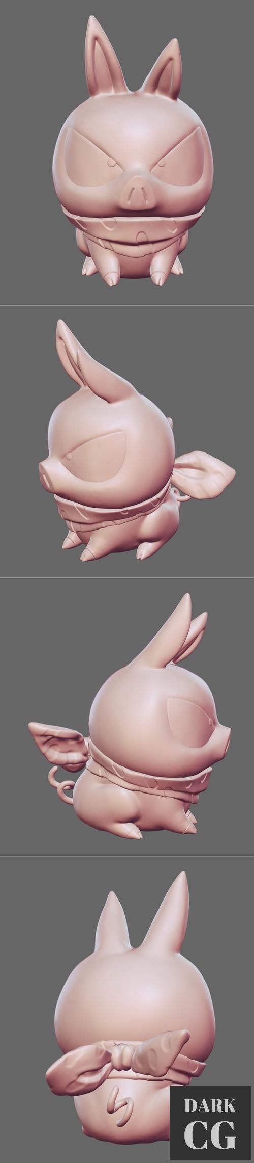 3D Model P Chan Fan Art 3D Print