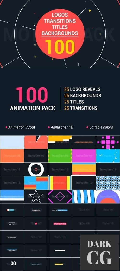 2D Motion Animation Pack 16250649