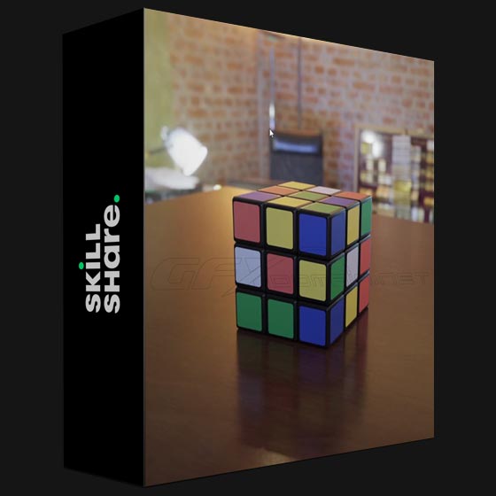 Skillshare Blender 3D Easy Realistic Rubik s cube