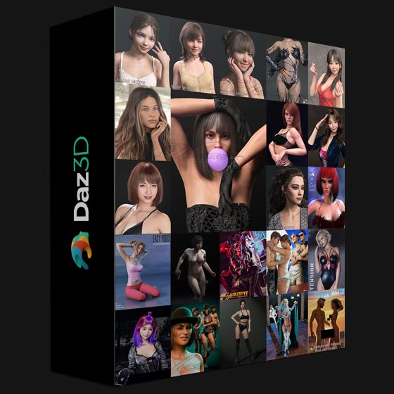 DAZ3D Poser Bundle 3 August 2022